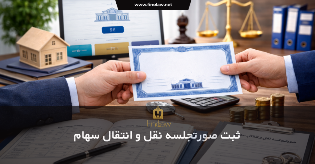 ثبت صورتجلسه نقل و انتقال سهام | نمونه صورتجلسه