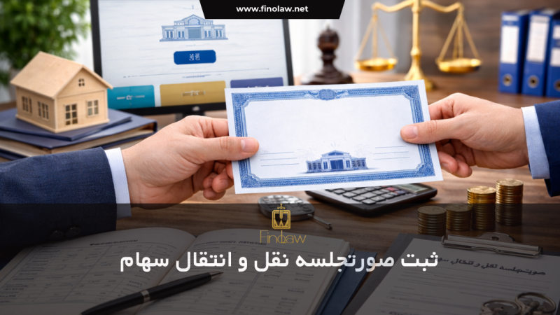 ثبت صورتجلسه نقل و انتقال سهام | نمونه صورتجلسه