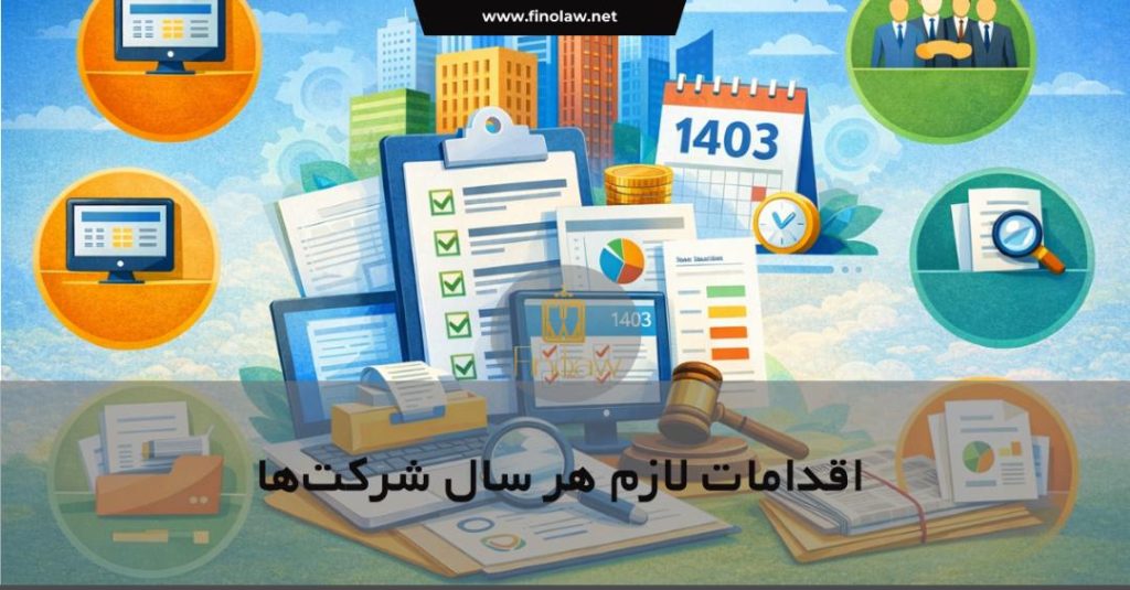 اقدامات لازم هر سال شرکت‌ها